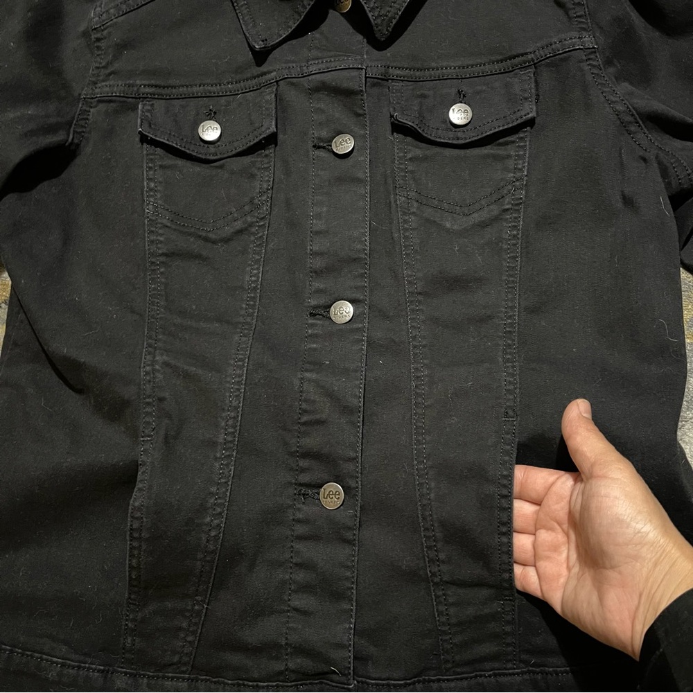 Lee Riders Women's Classic Black Jean Jacket - Picture 6 of 11